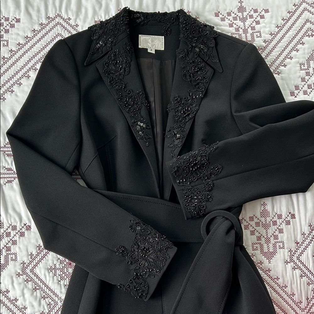 Alberto Makali Black Embellished Jacket - Picture 3 of 12